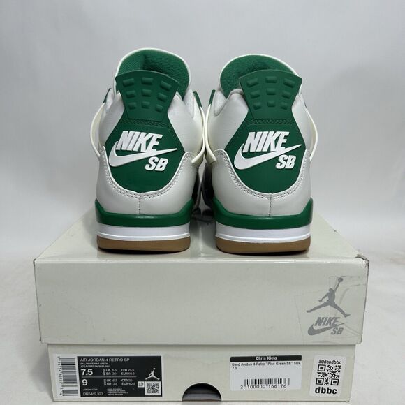 Nike Shoes Air Jordan 4 Retro SP x Nike SB “Pine Green” 2024 - Picture 5 of 8